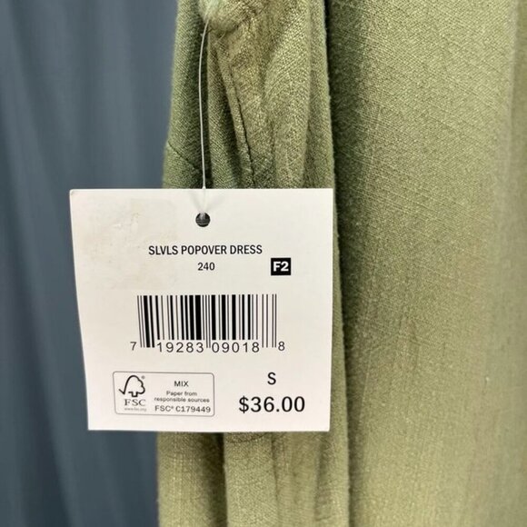 Falls Creek Green Sleeveless Popover Dress – Size S – NWT (Style #240) - Picture 9 of 10